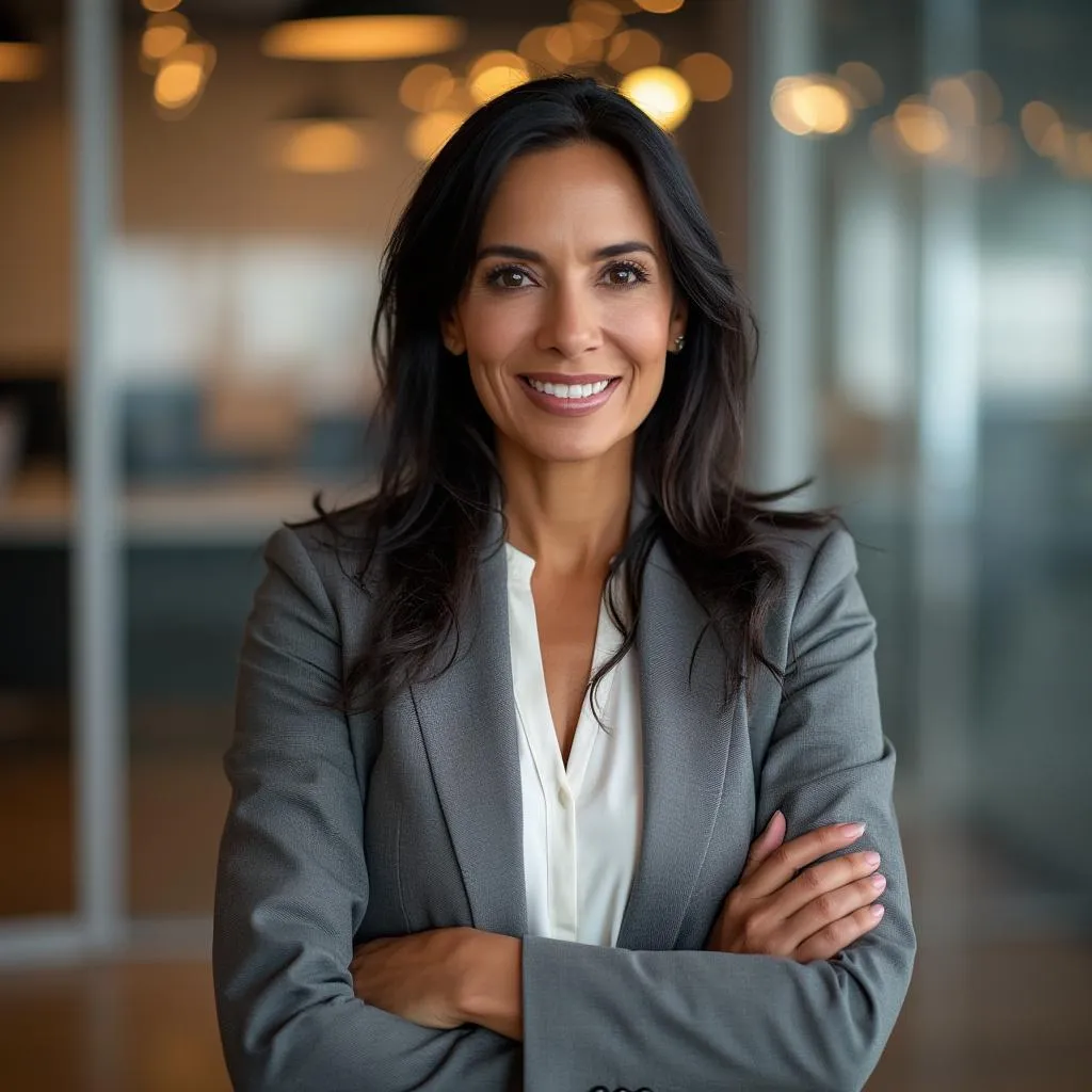 Retrato de Dra. Isabella Reyes, CEO