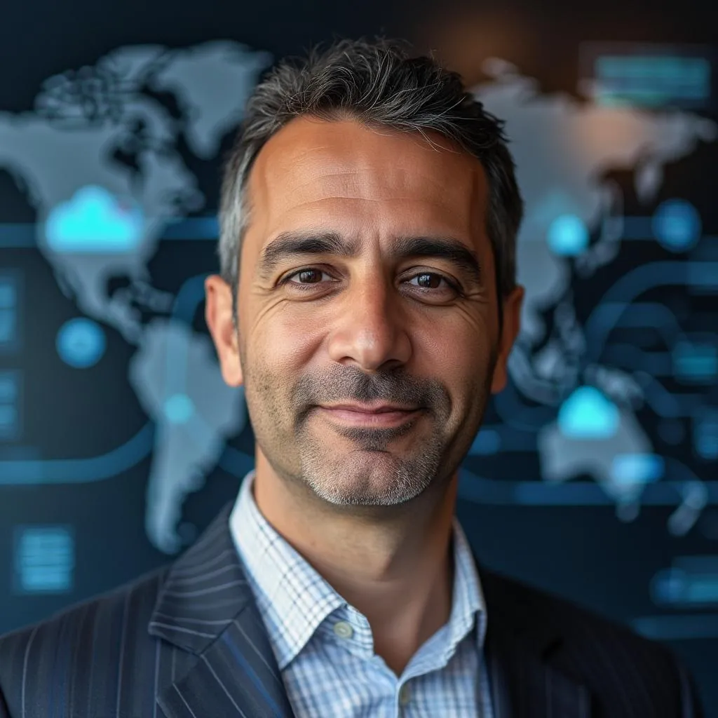 Retrato de Javier Ríos, Jefe de Operaciones